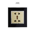 Ổ cắm đôi 3 chấu Mirror