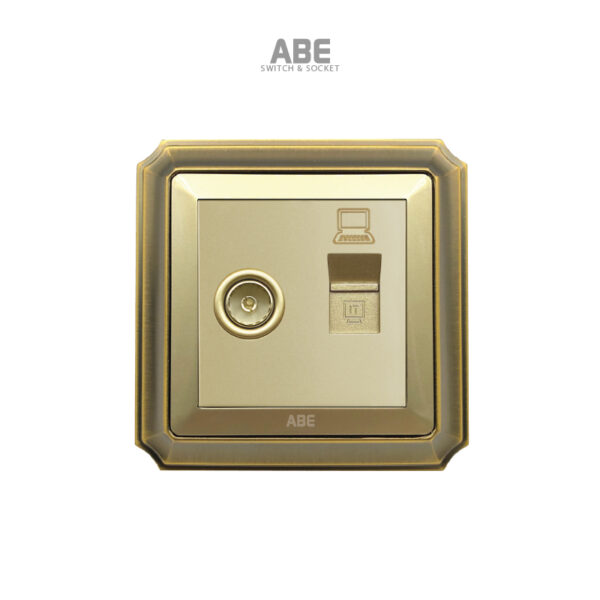 Ổ-cắm-TV-Mạng-Bronze