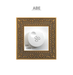 Dimmer quạt Lace hạt trắng hợp kim kẽm ABE