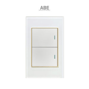 Công tắc đôi kính Crystal