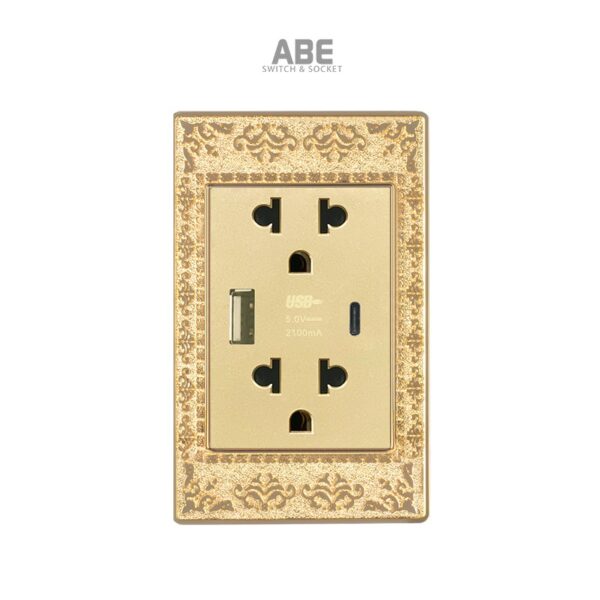 Ổ cắm đa năng kèm USB type c Lace