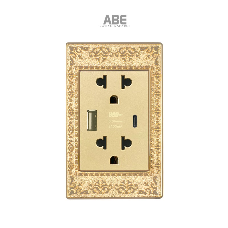 Ổ cắm đa năng kèm USB type c Lace