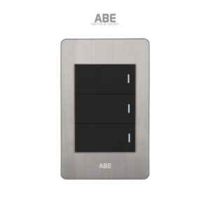 Công tắc ba Satin B chữ nhật ABE (B1-31C)