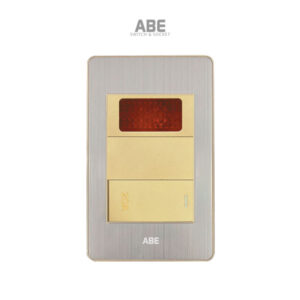 Công tắc bình nóng lạnh Satin B vàng hạt vàng ABE