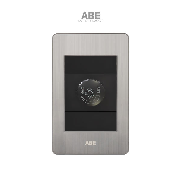 Dimmer đèn Satin B bạc hạt đen ABE