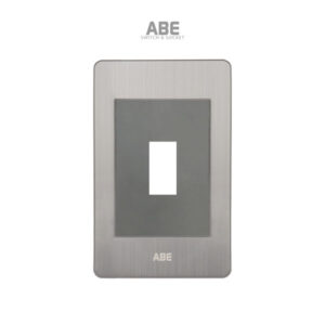 Mặt chứa 1 CB Satin B bạc hạt xám ABE