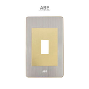 Mặt chứa 1 CB Satin B vàng hạt vàng ABE