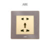 Ổ cắm đôi 3 chấu Satin S