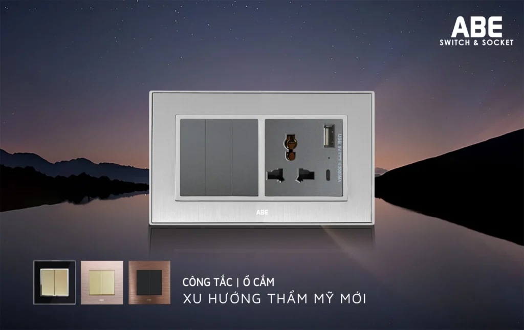 Read more about the article 6 Xu Hướng Công Tắc Ổ Cắm Cao Cấp 2025 – Nâng Tầm Không Gian Sống