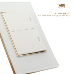 Ảnh bìa mẫu Crystal Trắng hạt vàng 1