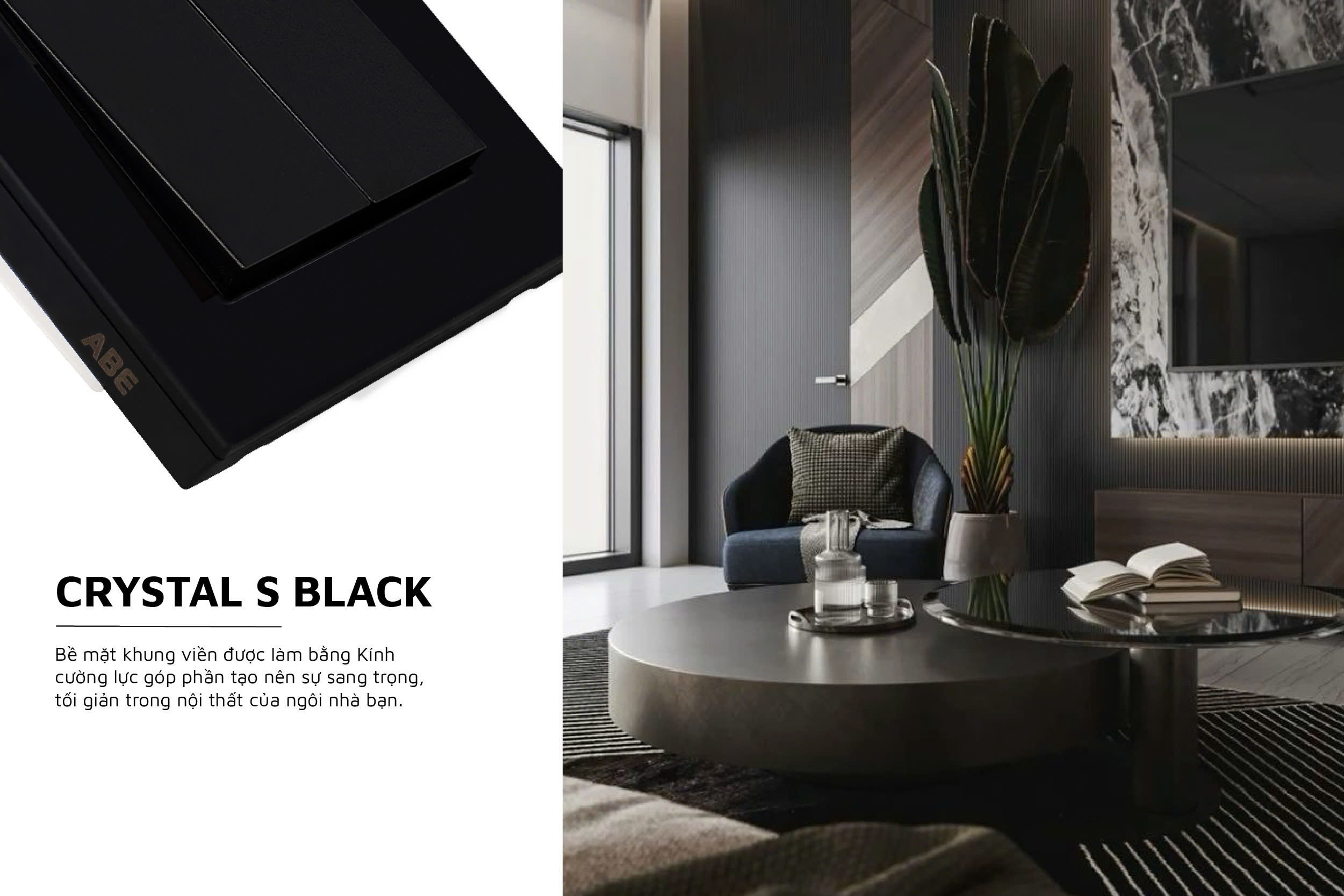 Ảnh mẫu Crystal S Black