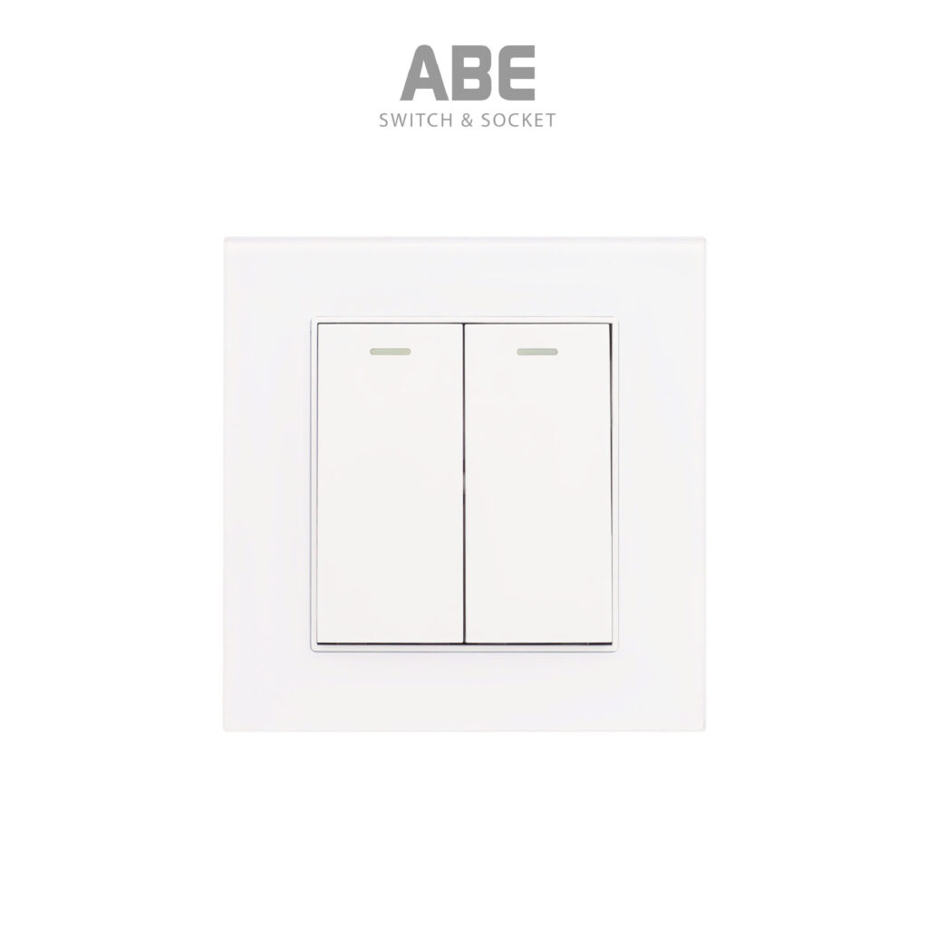 Công tắc - ổ cắm Crystal S White 1