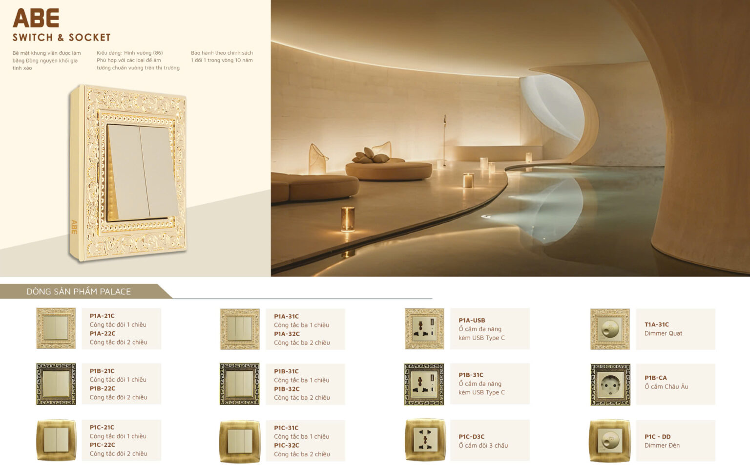Ảnh mẫu Palace 24K