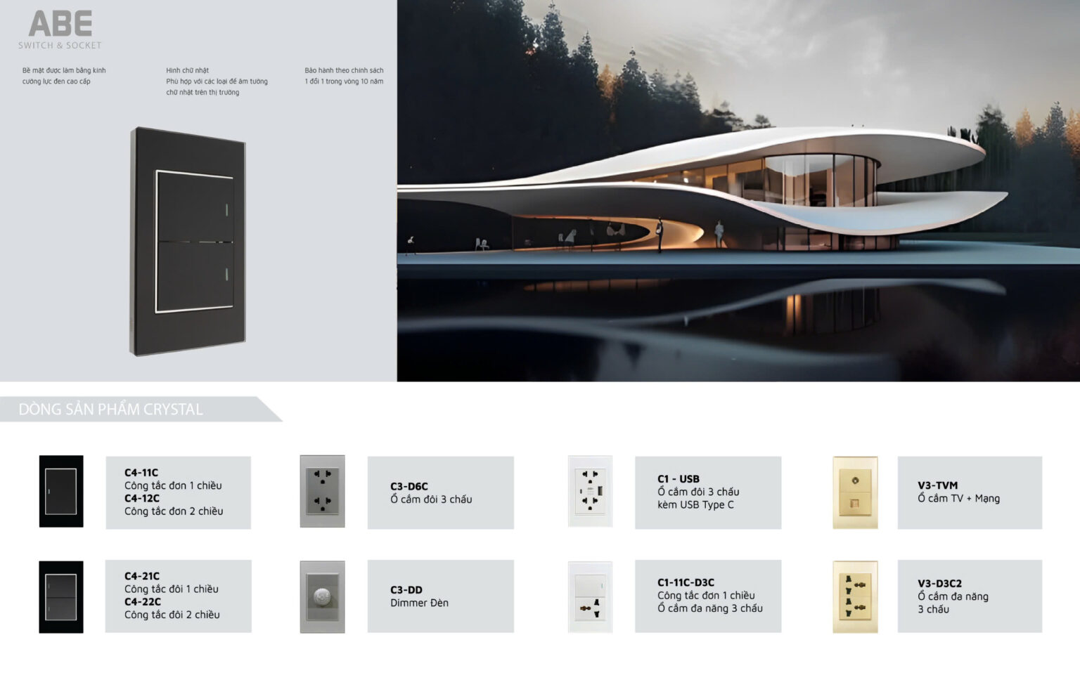 Ảnh mẫu Crystal CN