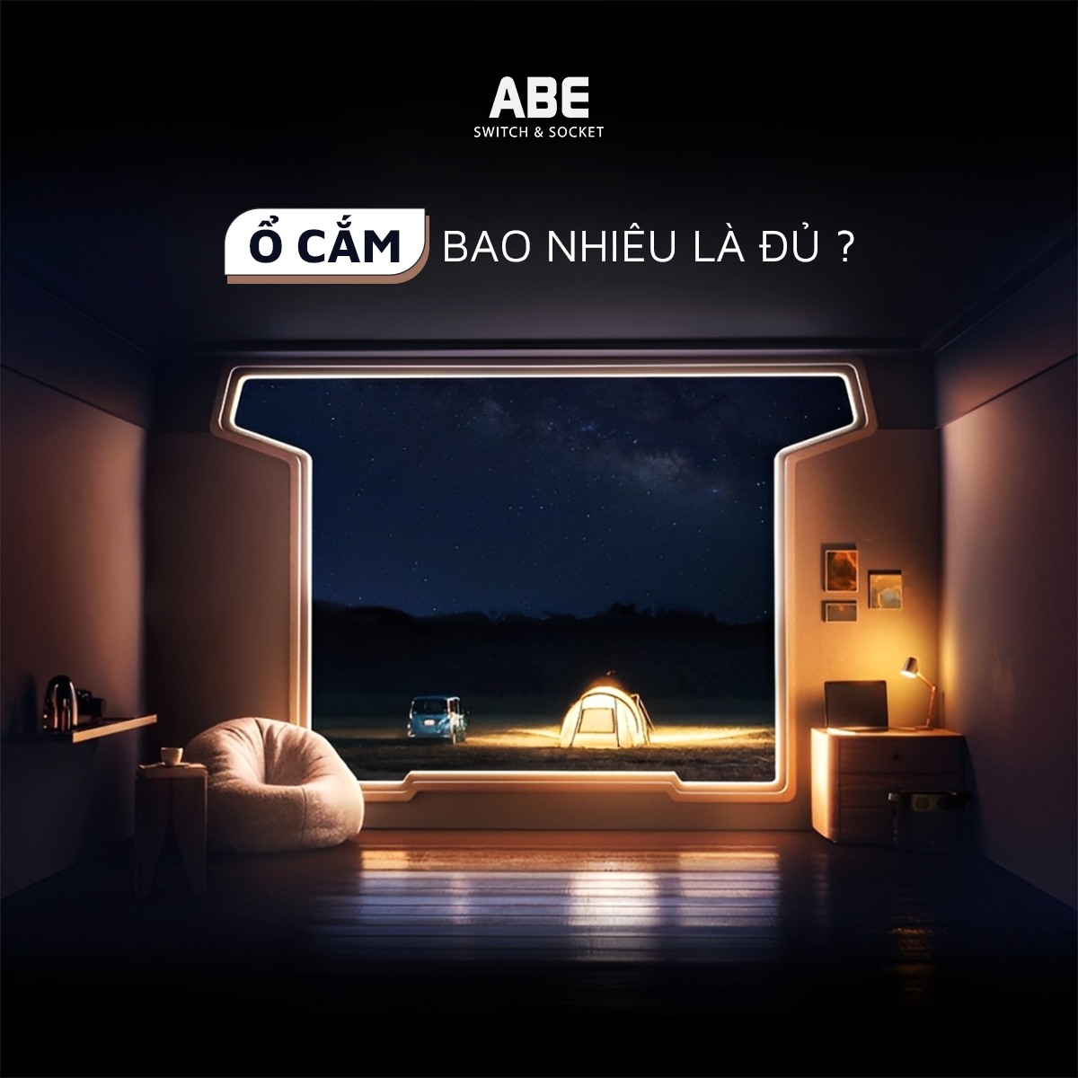 Read more about the article Ổ Cắm Bao Nhiêu Là Đủ? Hướng Dẫn Tính Toán Từ Chuyên Gia ABE