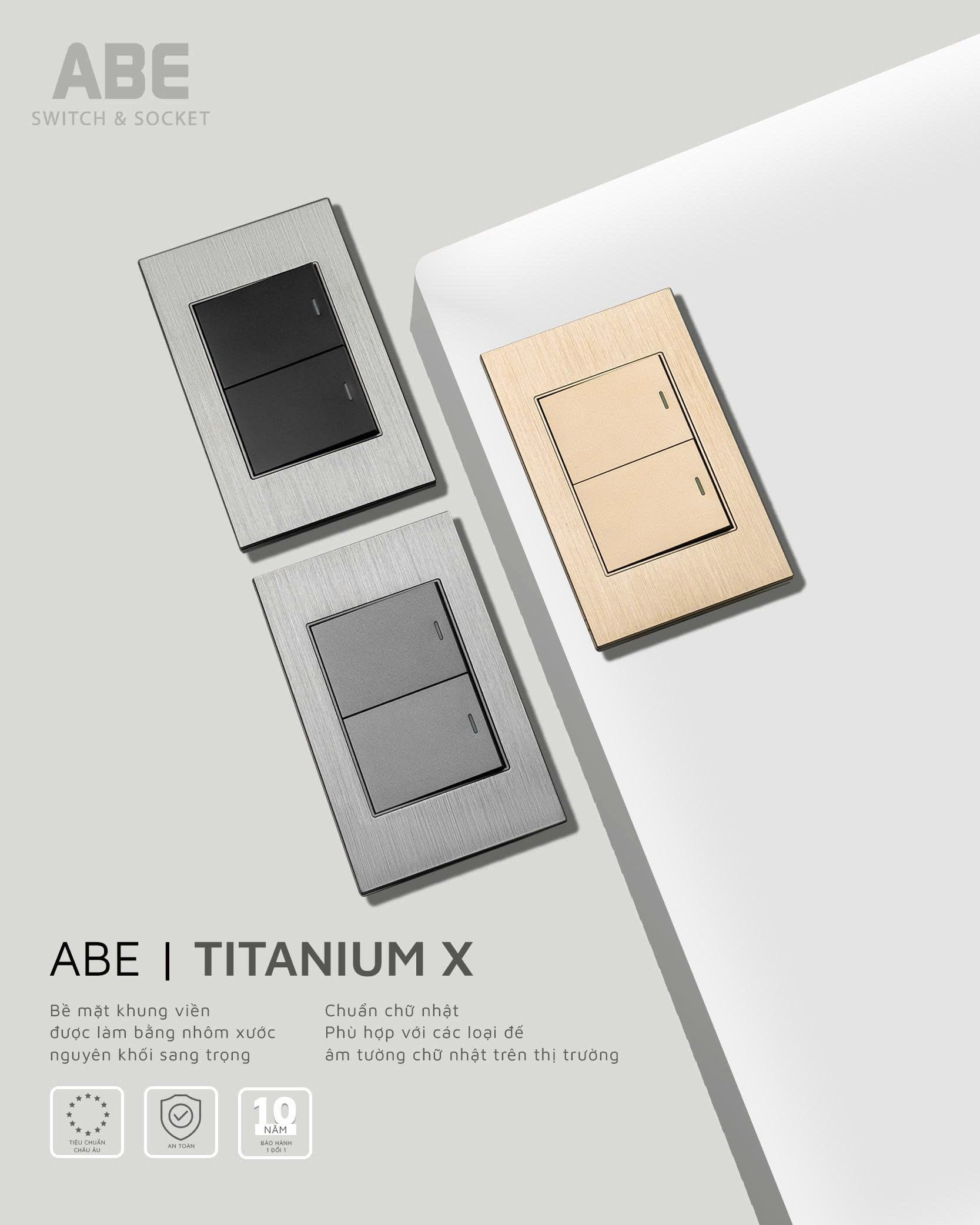 Read more about the article Công Tắc Ổ Cắm Titanium X: Đẳng Cấp Đến Từ Sự Tinh Giản Hoàn Hảo