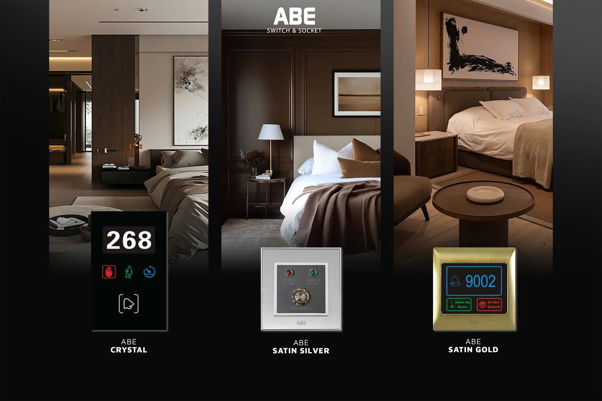 Read more about the article Công Tắc Ổ Cắm Khách Sạn ABE: Nâng Tầm Trải Nghiệm Từ Chi Tiết Nhỏ Nhất