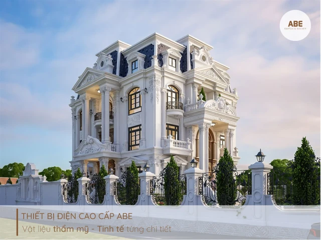 Đồng hành cùng ABE với công trình biệt thự cổ điển