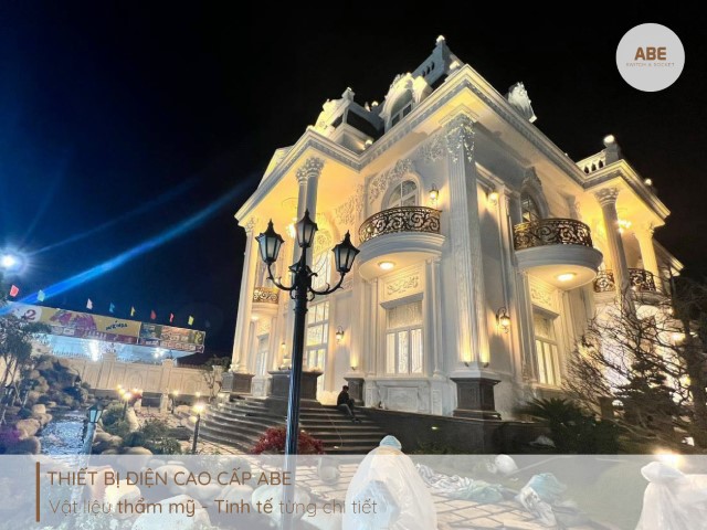 Cùng ABE cung cấp công tắc ổ cắm tới công trình