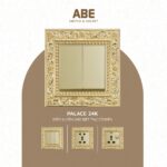 Công Tắc Mạ Vàng 24K Palace: Tuyệt Tác Cổ Điển Nâng Tầm Đẳng Cấp Biệt Thự
