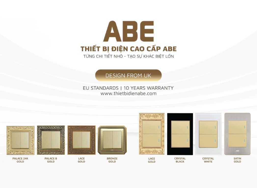 You are currently viewing Công Tắc Ổ Cắm ABE: Tuyệt Tác Dành Cho Công Trình Cổ Điển & Tân Cổ Điển
