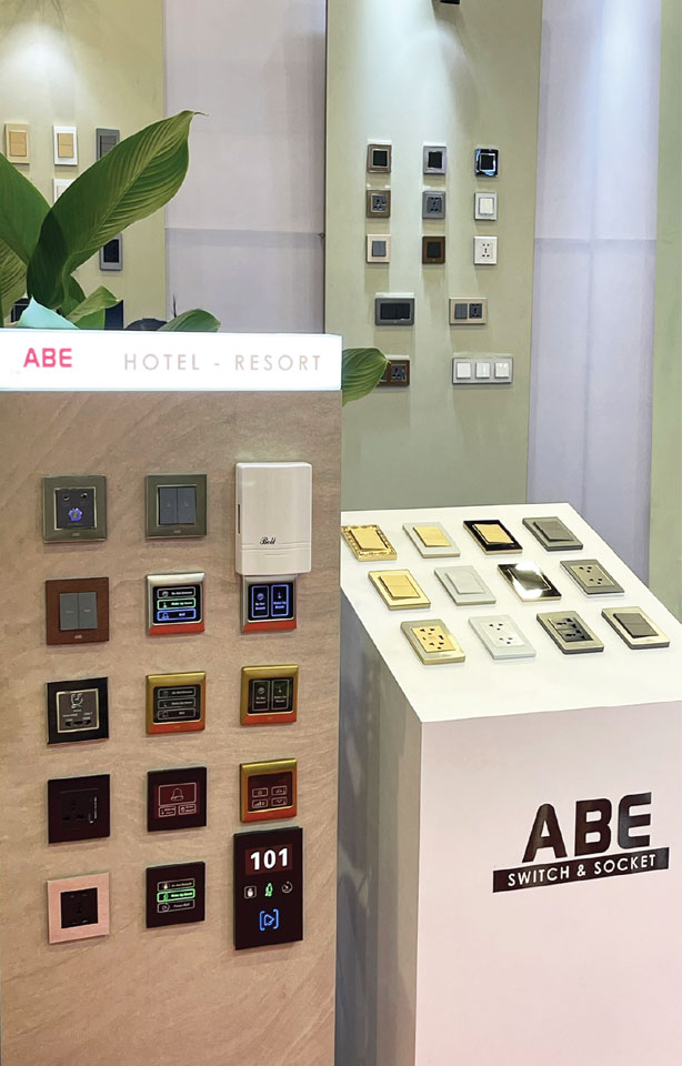 Công tắc ổ cắm điện đến từ Thiết bị điện ABE