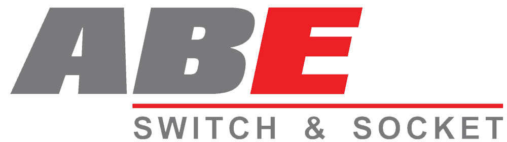 Logo Thiết bị điện cao cấp ABE - nền trắng