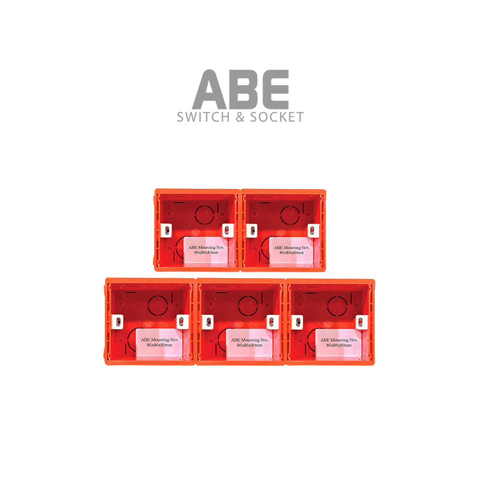 Phụ kiện công tắc - ổ cắm ABE (đế âm tường, ổ cắm âm sàn...)