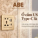 Ổ cắm USB Type-C âm tường là gì? Có sạc nhanh không?